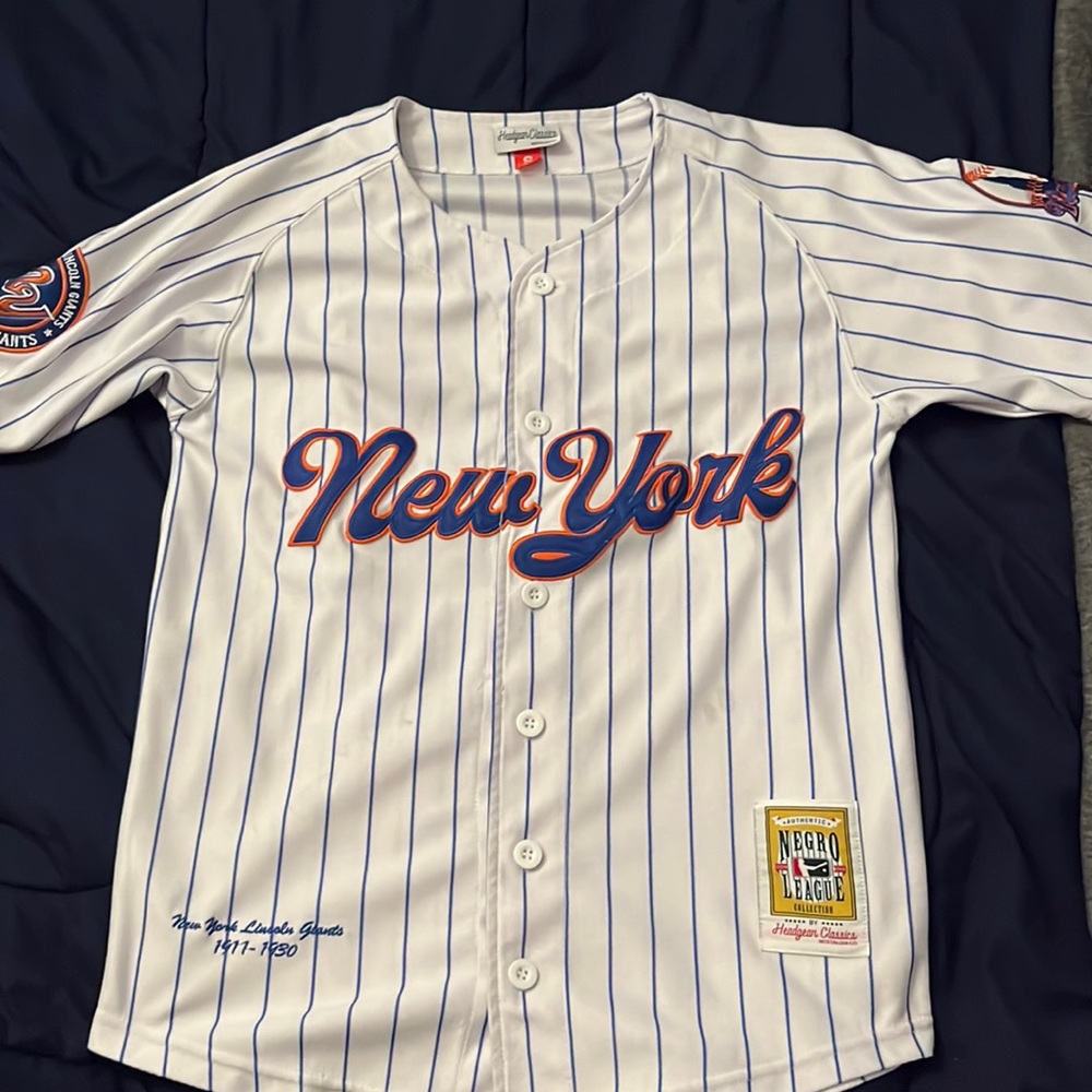 Headgear classics New York Lincoln giants 1911-1930 baseball jersey size (S)